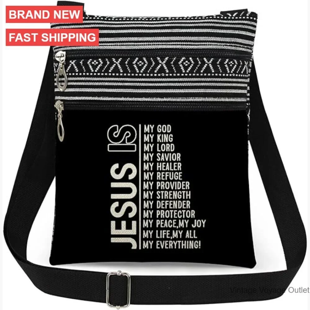 Adjustable Crossbody Bag with Dual Compartments Lightweight Polyester